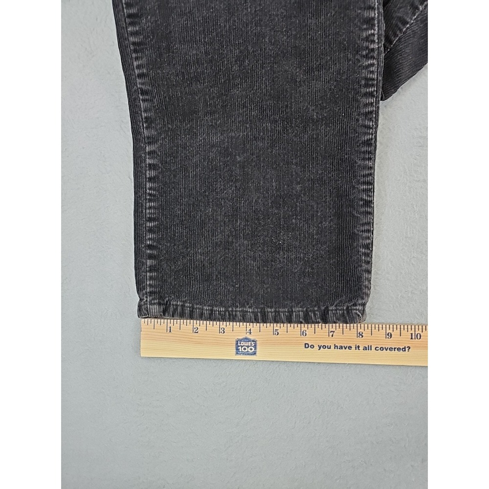 GAP Corduroy Pants Men's 35x29 Black Straight Fit Vintage Y2K Grunge Skater - Picture 3 of 7